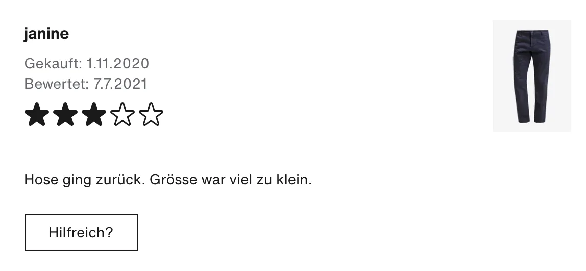 Online Shop Analyse