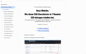 526 Leads in 7 Monaten eBook Google Docs